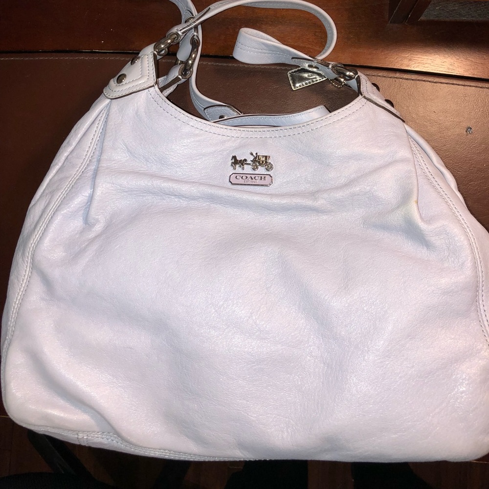Coach powder blue Hobo bag